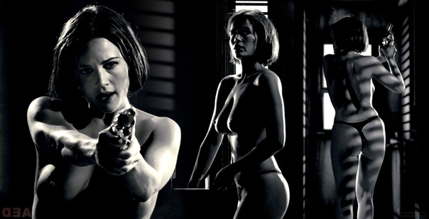 Карла Гуджино (Carla Gugino) голая - коллаж Sin City.